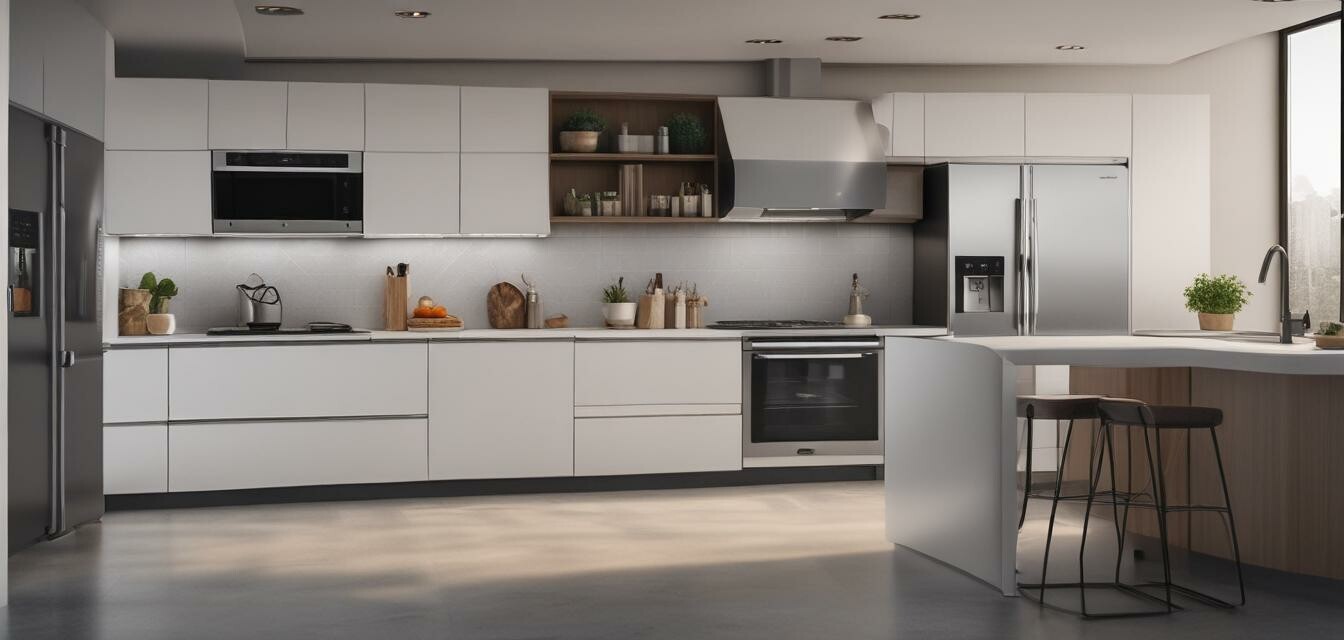 Kitchen with Bluetooth Devices