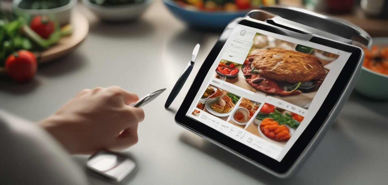 Meal planning with a connected kitchen scale