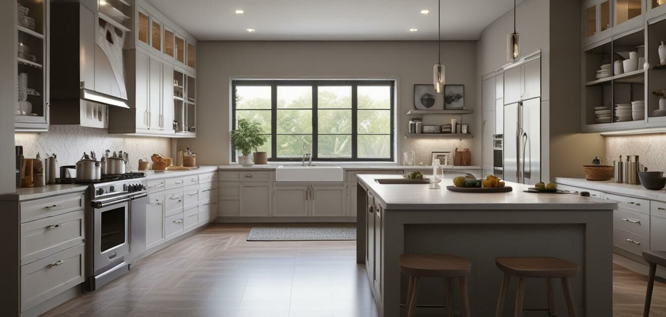 Modern Kitchen with Touchless Faucet