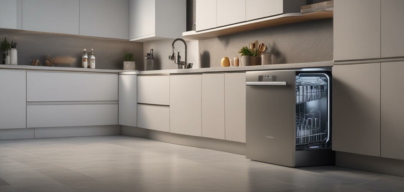 Smart Dishwasher in Kitchen Image